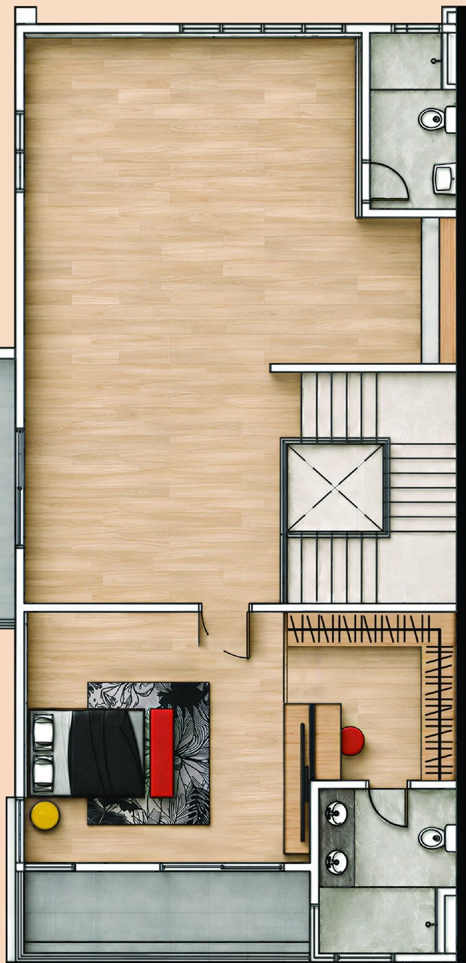 Second floor plan